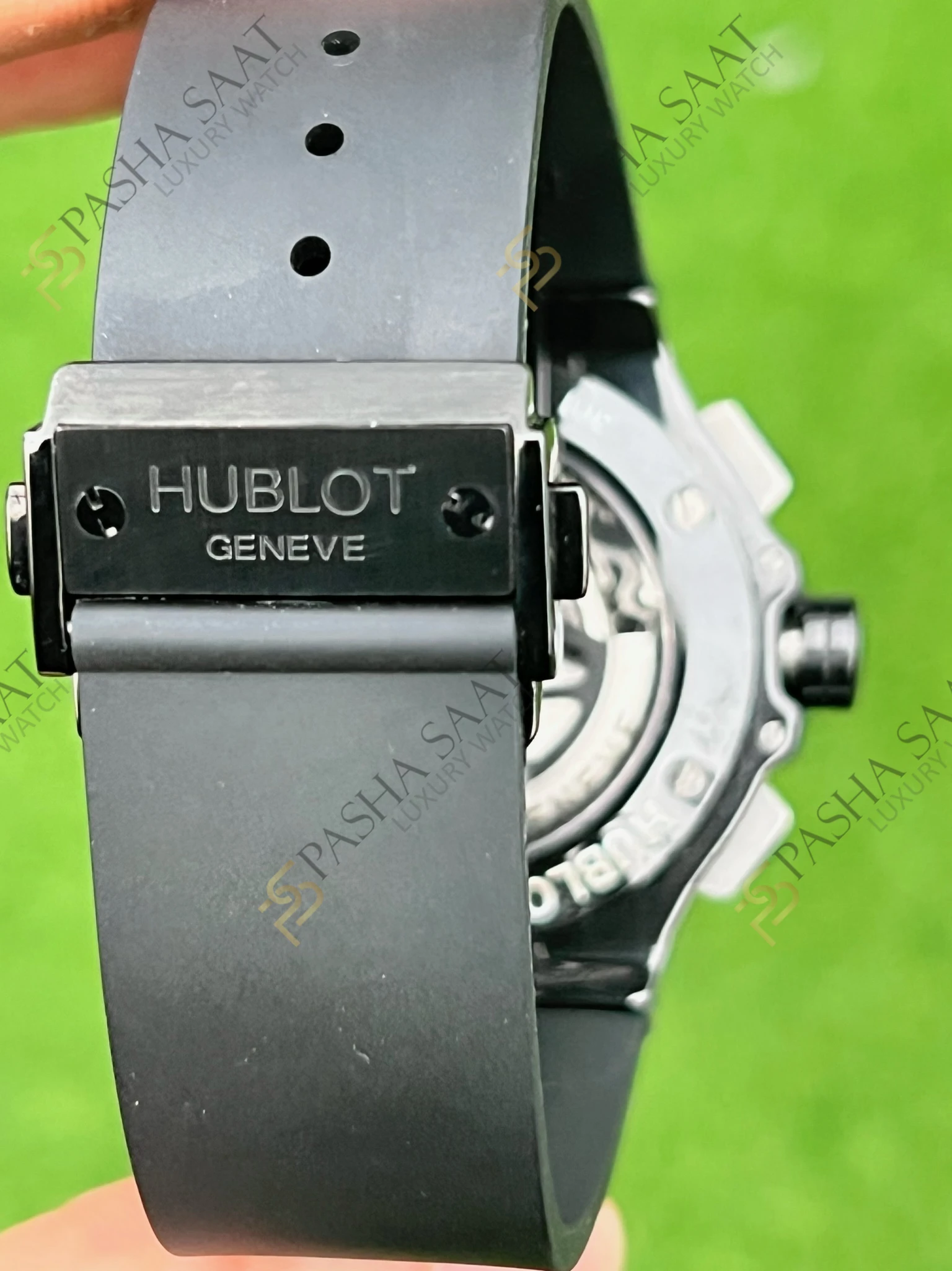 Hublot Big Bang Siyah Seramik Kauçuk Kordon Desenli Kadran Superclone Saat - Görsel 5