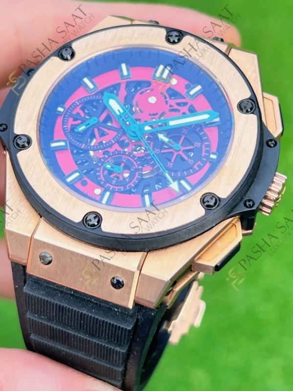 Hublot Big Bang Unico Meksika Rose Gold K rm z Kadran Superclone Saat 2