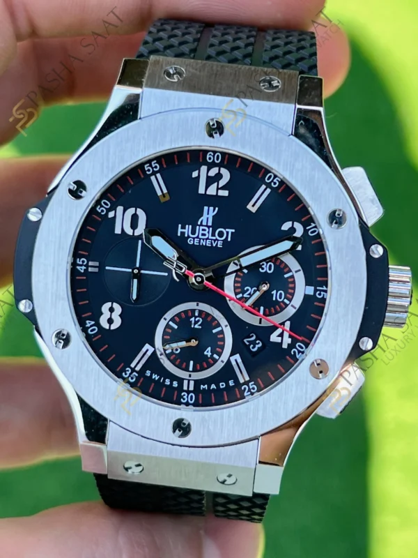 Hublot Big Bang Çelik Kasa Siyah Kadran Superclone Saat