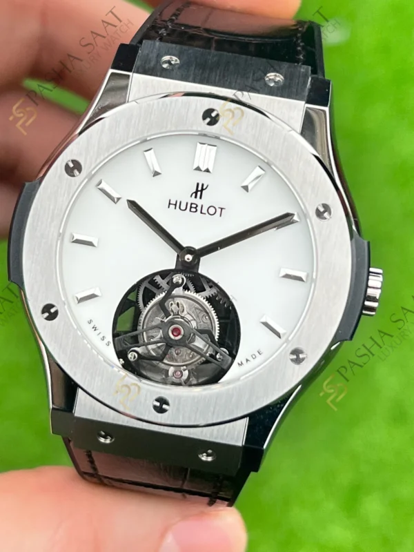 Hublot Classic Fusion Tourbillon Beyaz Kadran Superclone Saat