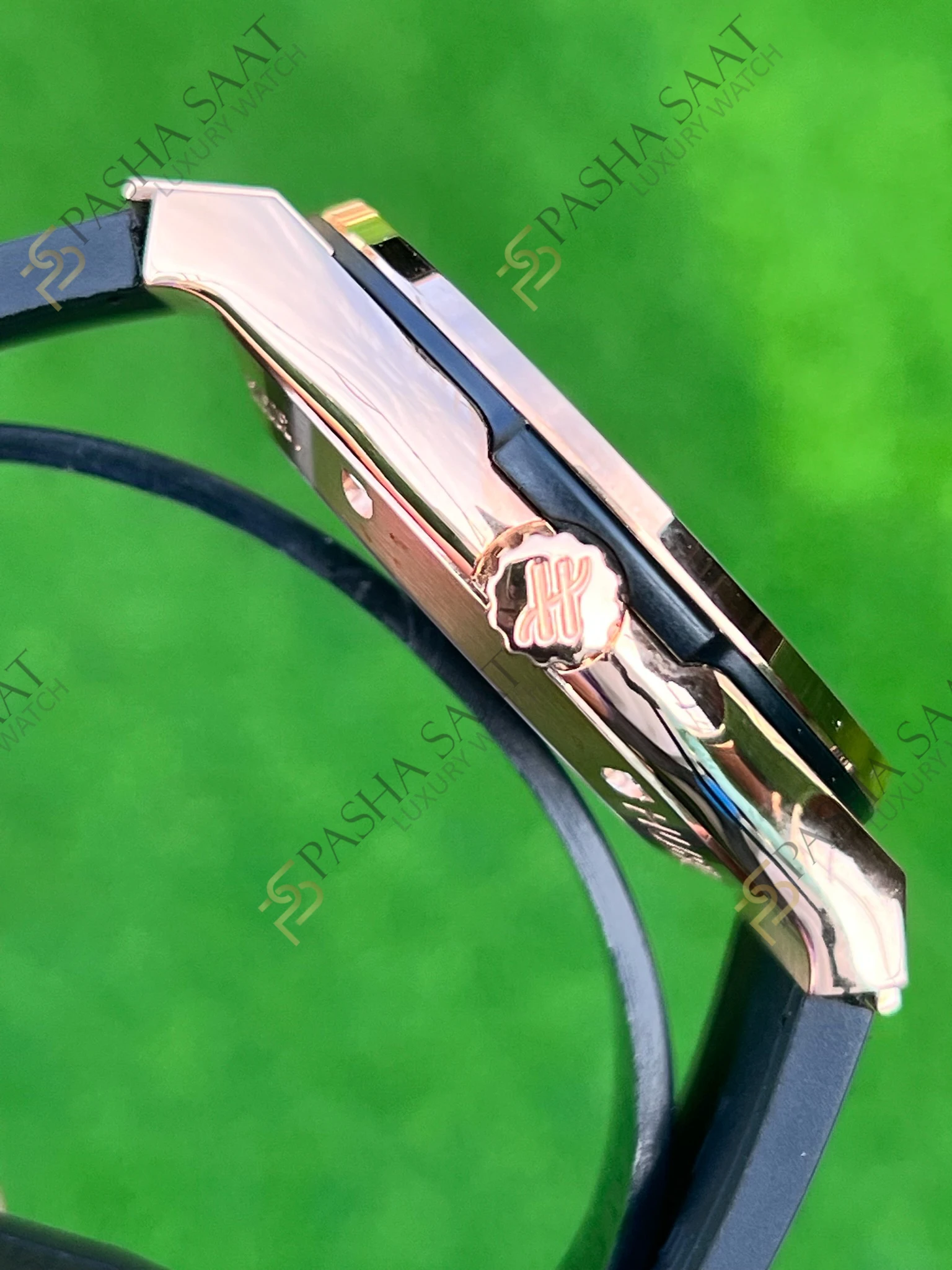 Hublot Classic Fusion Tourbillon Rose Gold Renk Siyah Kadran Superclone Saat - Görsel 4