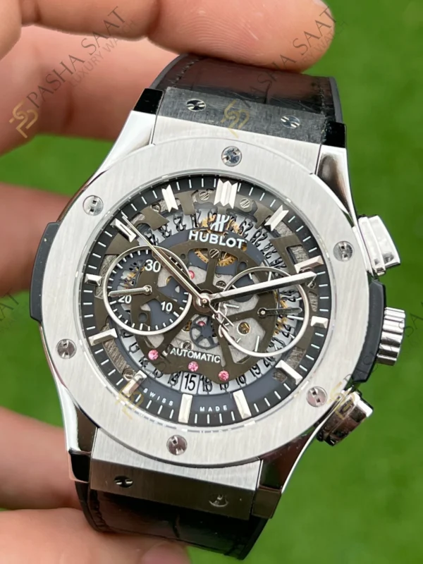 Hublot Classic Fusion Çelik Kasa İskelet Kadran Eta Saat