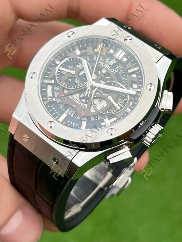 Hublot Classic Fusion elik Kasa skelet Kadran Eta Saat 2