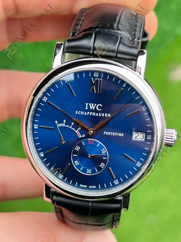 IWC Portofino Çelik Kasa Mavi Kadran Superklon Saat
