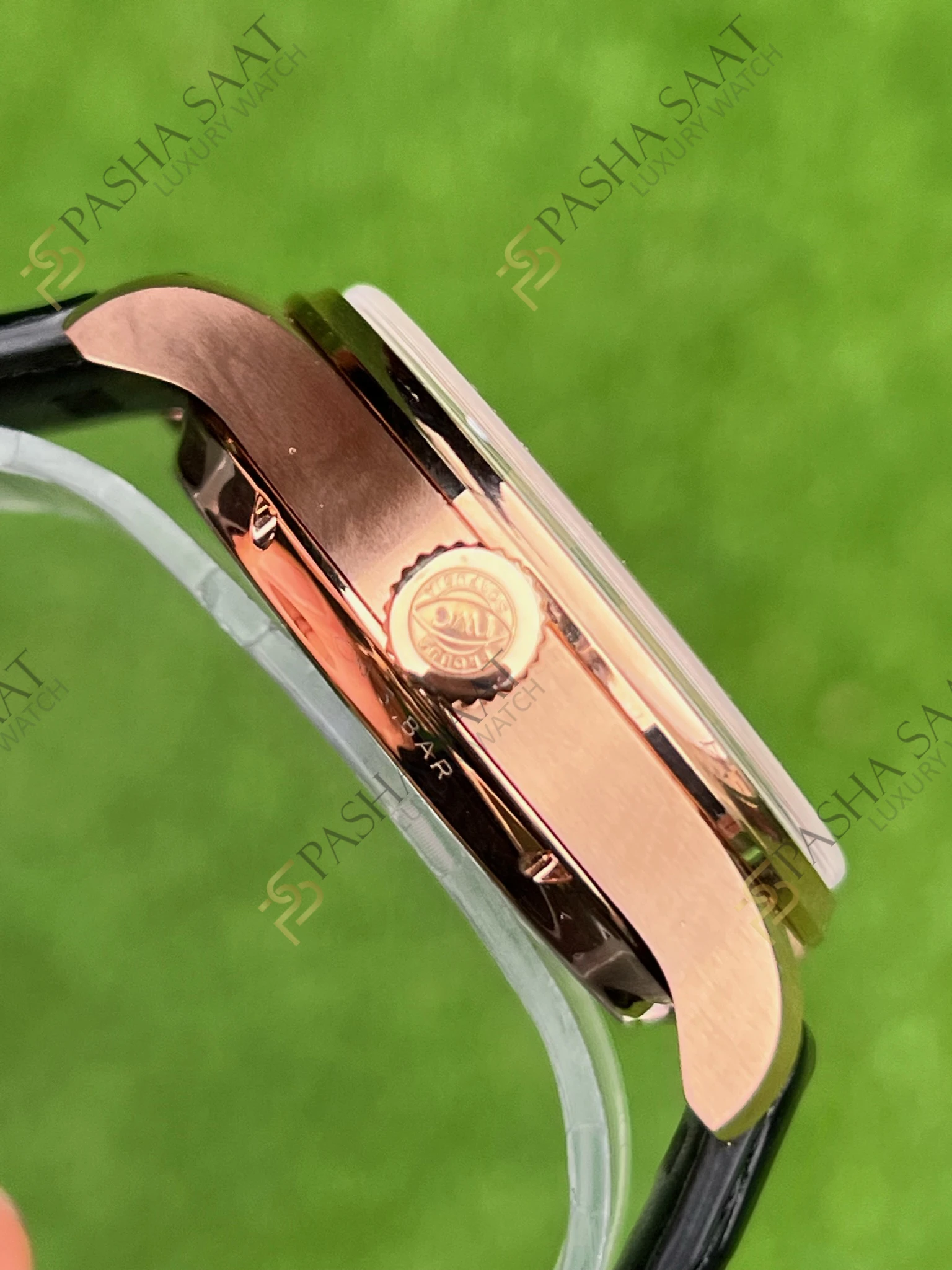 IWC Portugieser Annual Calendar Rose Kasa Siyah Kadran Superclone Saat - Görsel 4