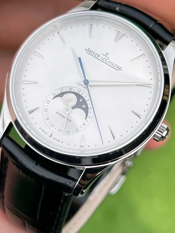 Jaeger LeCoultre Master Ultra Thin Moon elik Kasa Beyaz Kadran Saat 2