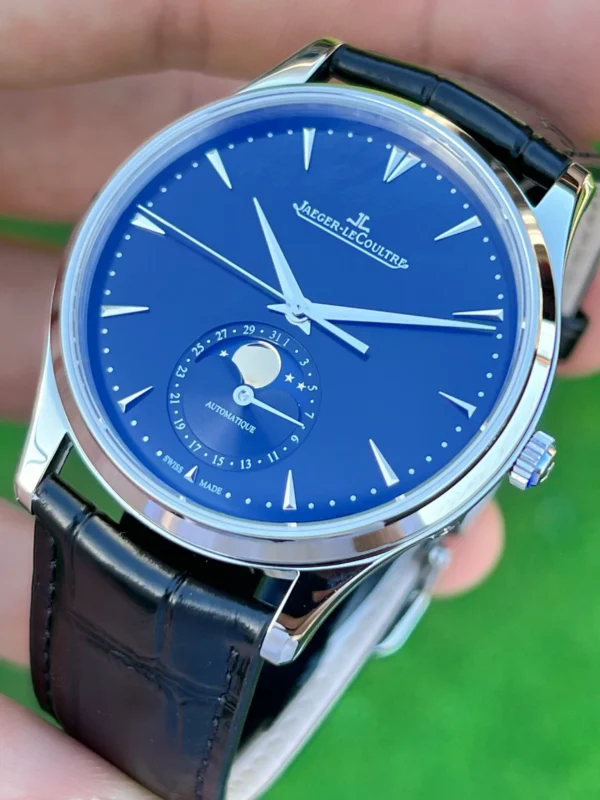 Jaeger LeCoultre Master Ultra Thin Moon elik Kasa Siyah Kadran Eta Saat 2