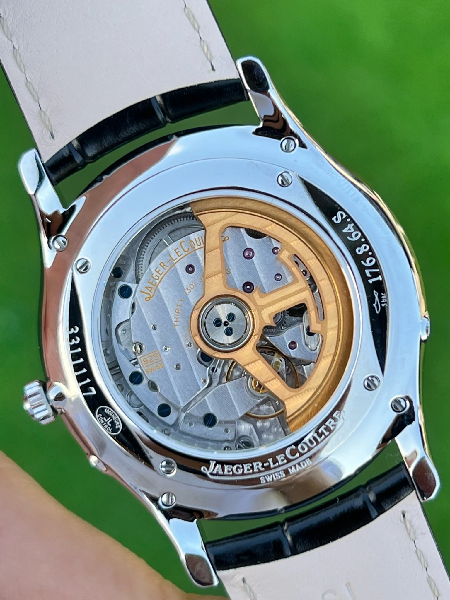 Jaeger-LeCoultre Master Ultra Thin Moon Çelik Kasa Siyah Kadran Eta Saat - Görsel 6