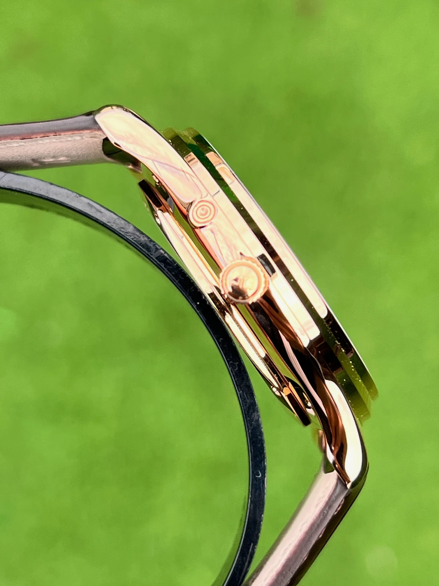 Jaeger-LeCoultre Master Ultra Thin Rose Gold Kasa Gri Kadran Superclone Saat - Görsel 4