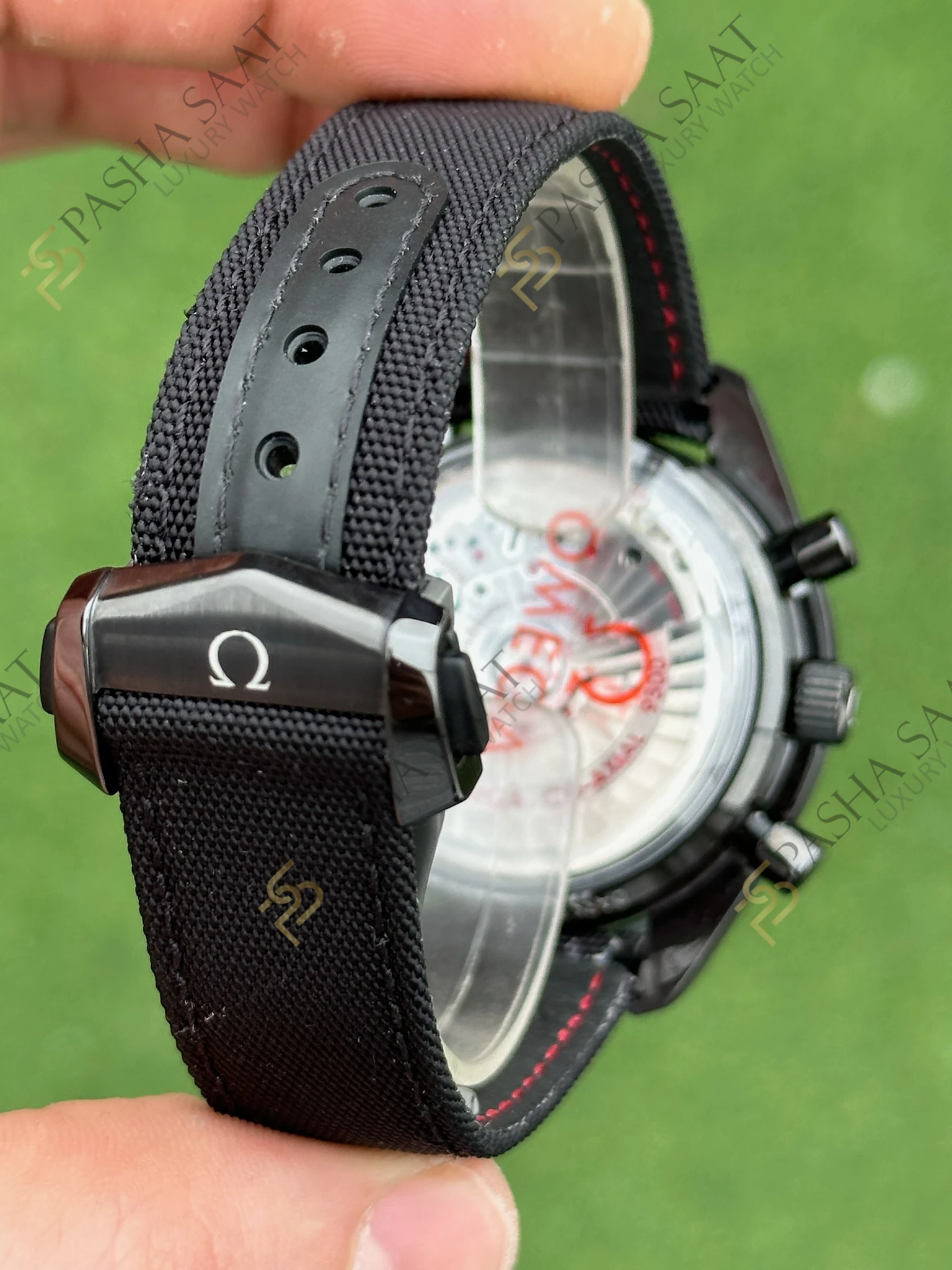 Omega Speedmaster Dark Side of the Moon Seramik Super Clone Saat - Görsel 5