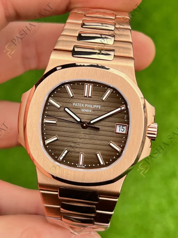 Patek Philippe 5711 Rose Kahve Kadran Superclone Saat