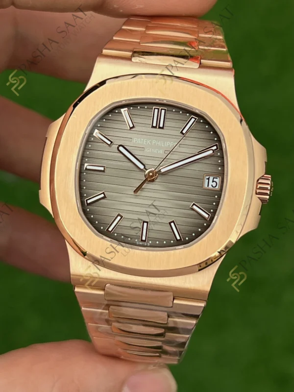Patek Philippe 5711 Rose Kasa Gold Kadran Superclone Saat