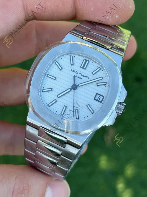 Patek Philippe 5711 elik Kasa Beyaz Kadran Superclone Saat 2