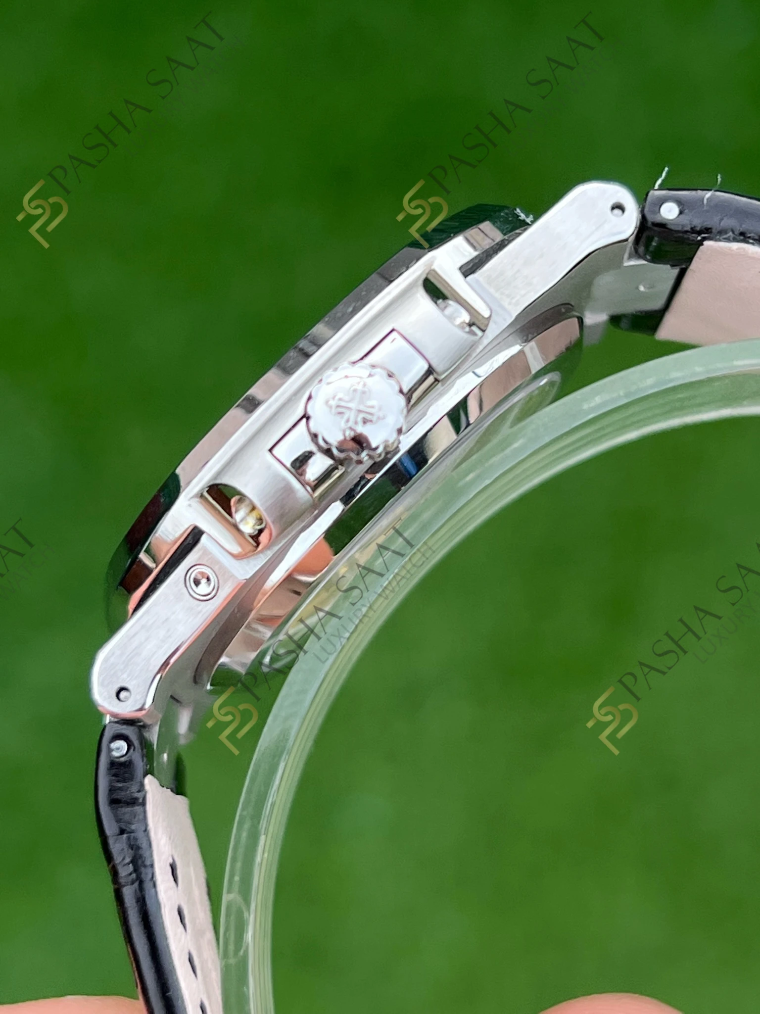 Patek Philippe 5712 Gri Kadran Deri Kordon Superclone Saat Patek Philippe 5712 Gri Kadran Deri Kordon Superclone Saat - Görsel 4