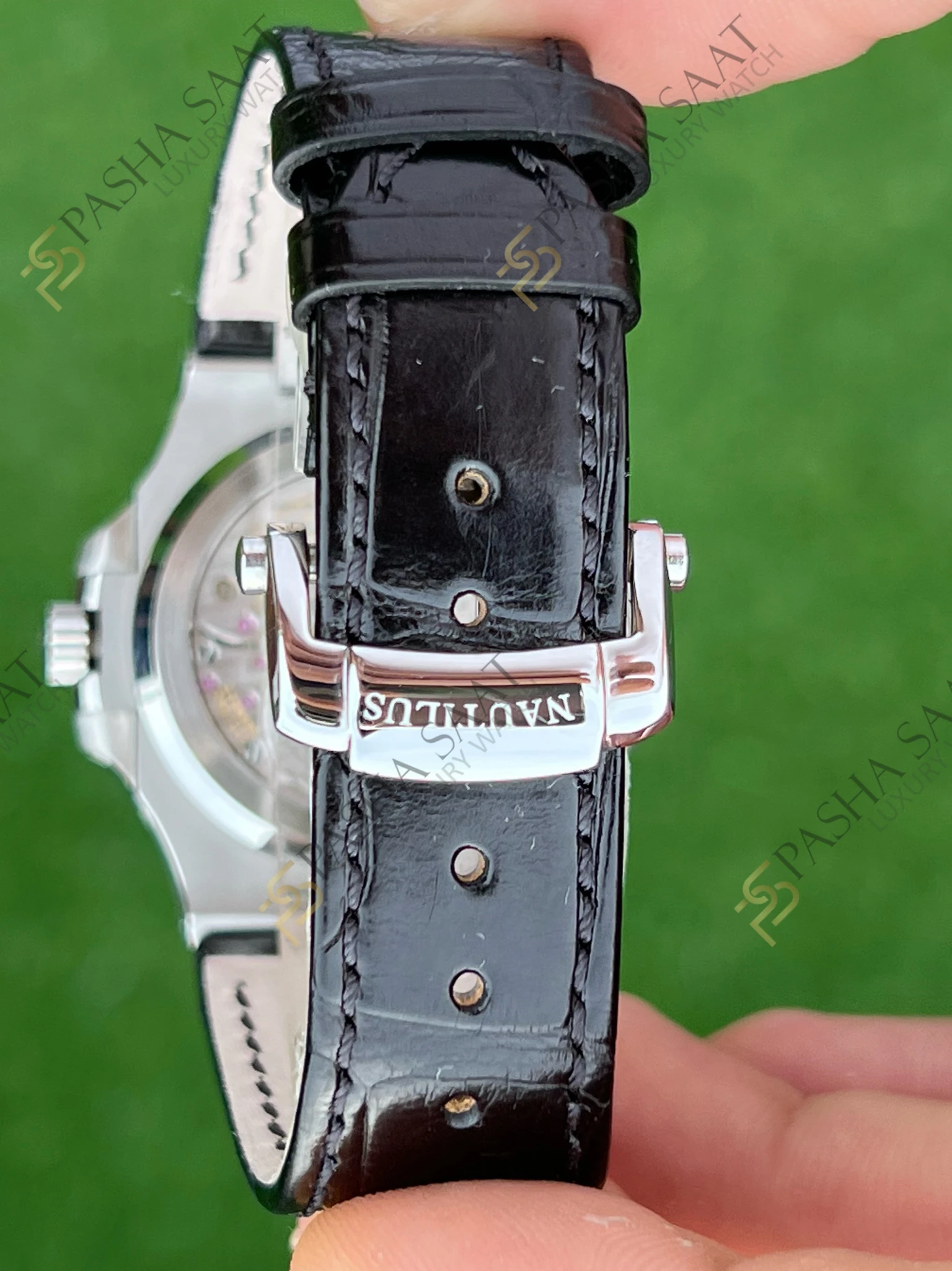 Patek Philippe 5712 Gri Kadran Deri Kordon Superclone Saat Patek Philippe 5712 Gri Kadran Deri Kordon Superclone Saat - Görsel 5