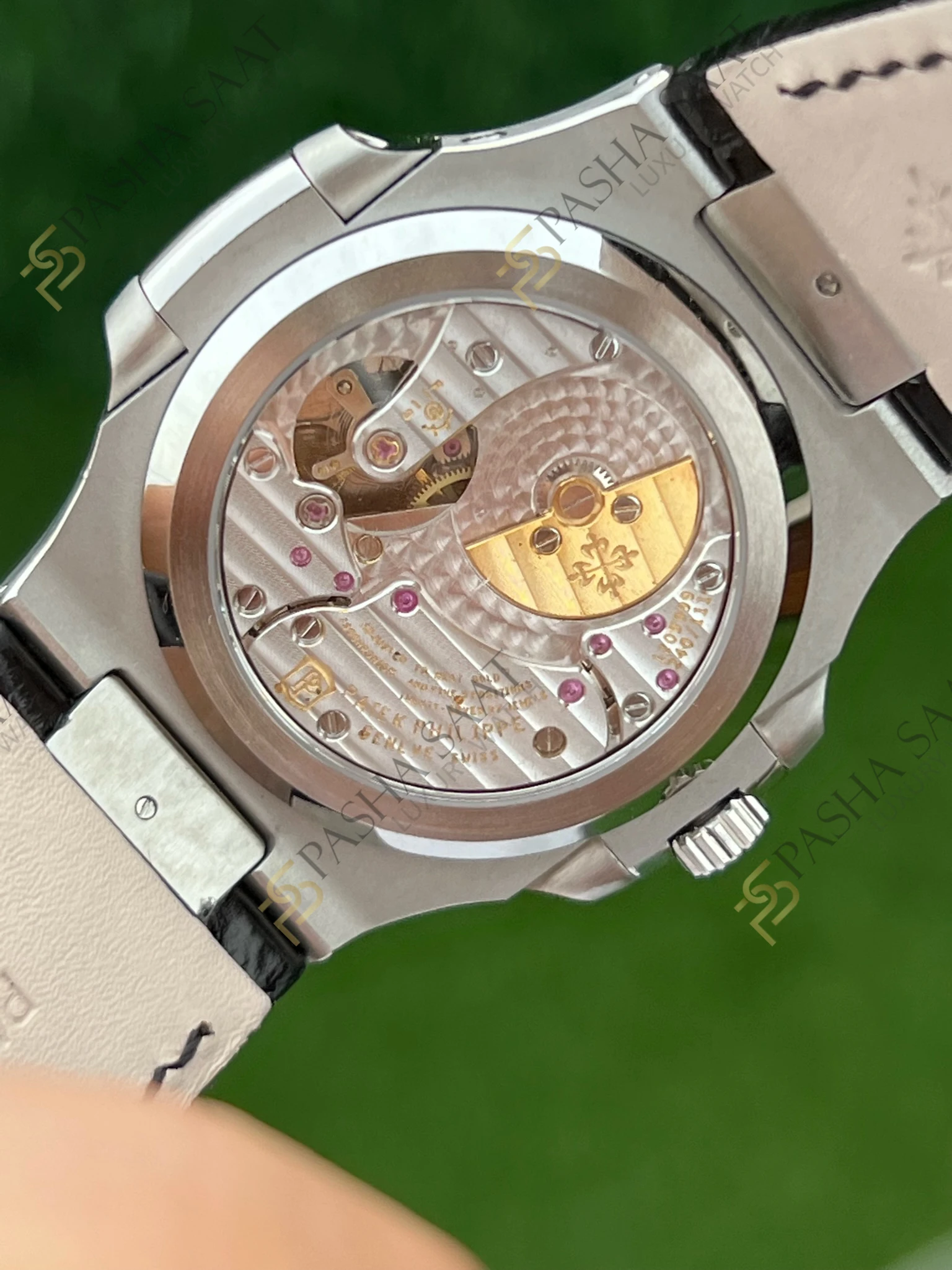 Patek Philippe 5712 Gri Kadran Deri Kordon Superclone Saat Patek Philippe 5712 Gri Kadran Deri Kordon Superclone Saat - Görsel 6