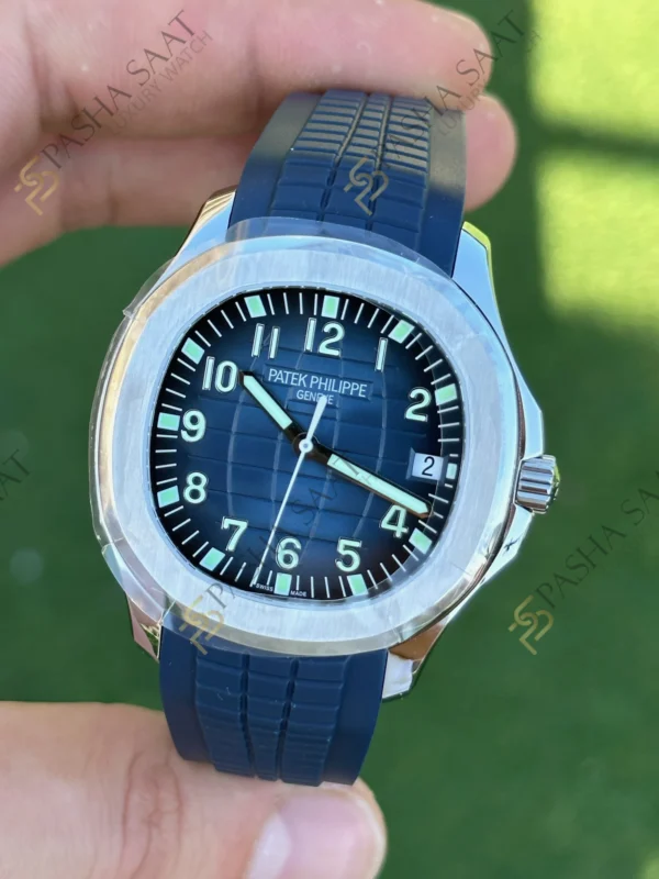 Eta Saat - Pasha Saat Patek Philippe Aquanaut Mavi 5167 40mm Clone Saat