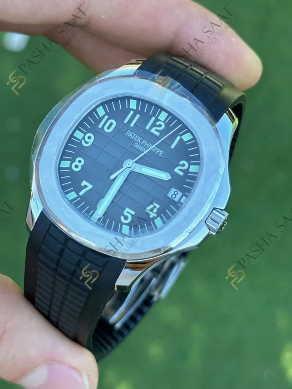 Patek Philippe Aquanaut Siyah 5167 40mm Clone Saat 2