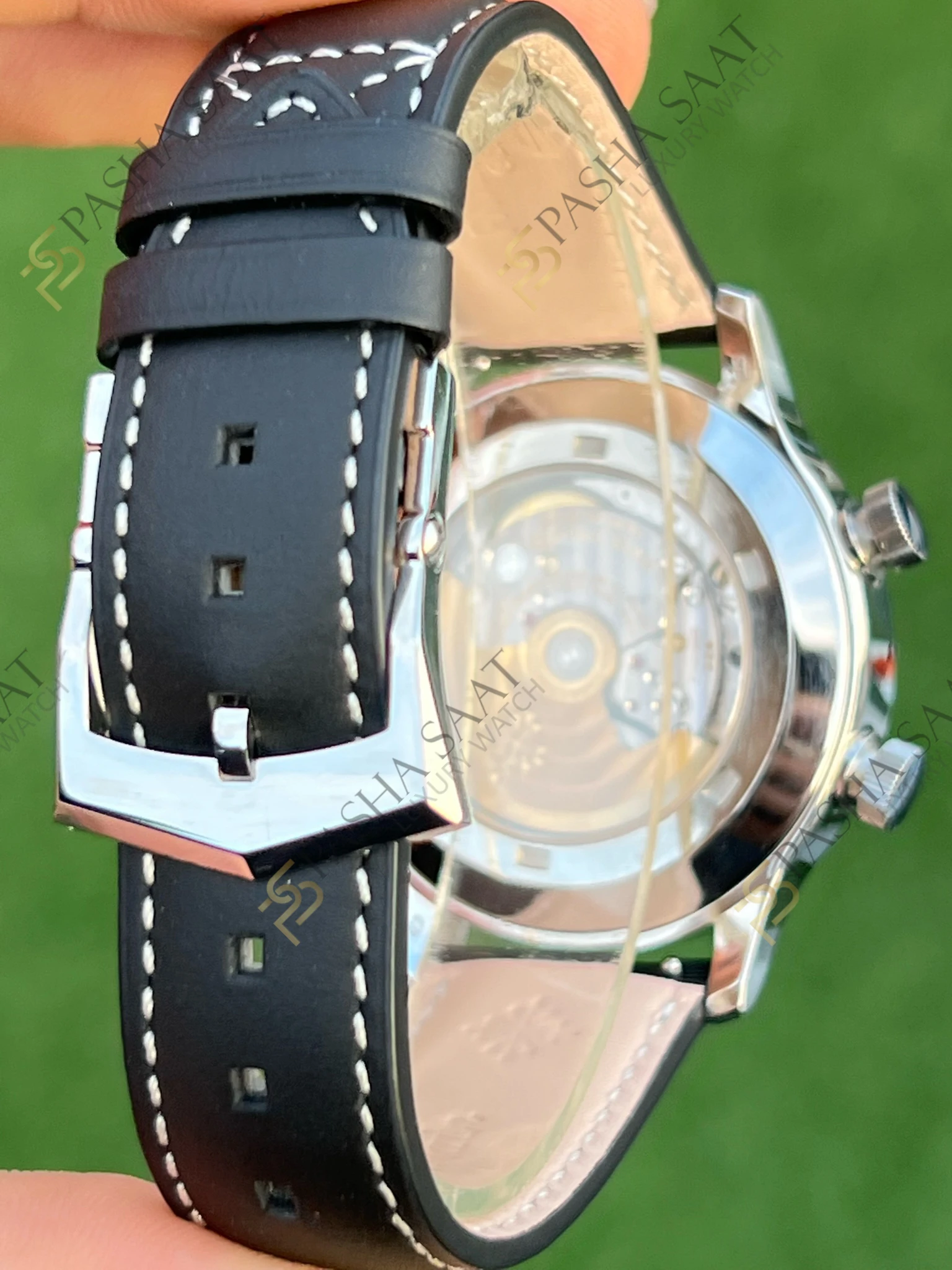 Patek Philippe Calatrava Pilot Travel Time 5524 Superclone Saat Patek Philippe Calatrava Pilot Travel Time 5524 Superclone Saat - Görsel 6
