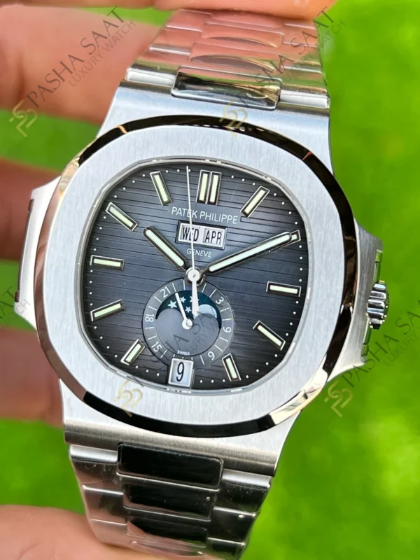Eta Saat - Pasha Saat Patek Philippe Nautilus 5726 Mavi Kadran Superclone Saat