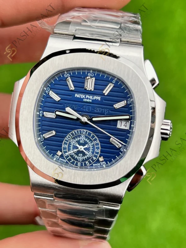 Eta Saat - Pasha Saat Patek Philippe Nautilus 5976 1G Chronograph 40.Yıl Superclone Saat