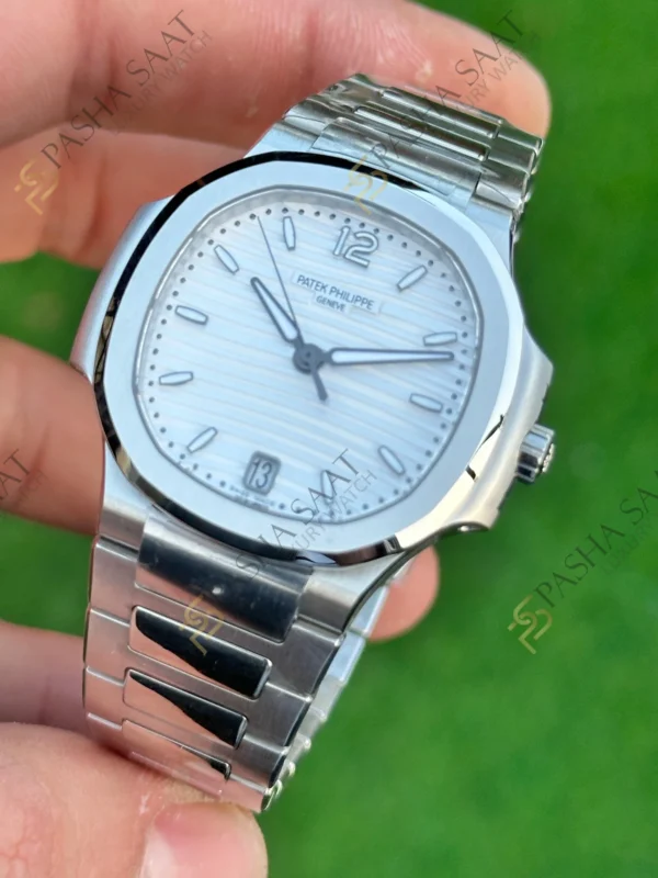 Patek Philippe Nautilus 7118 elik Kasa Beyaz Kadran Superclone Saat 2