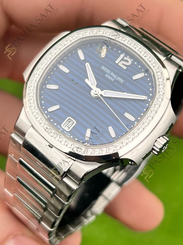 Patek Philippe Nautilus 7118 elik Kasa Mavi Kadran Ta l Superclone Saat 2