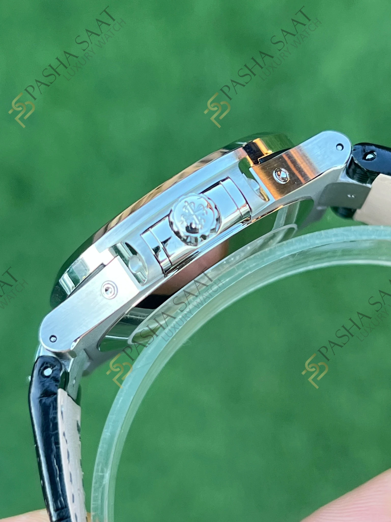Patek Philippe Nautilus Annual Calendar Moonphase Gri Kadran 5726A Superclone Saat Patek Philippe Nautilus Annual Calendar Moonphase Gri Kadran 5726A Superclone Saat - Görsel 4