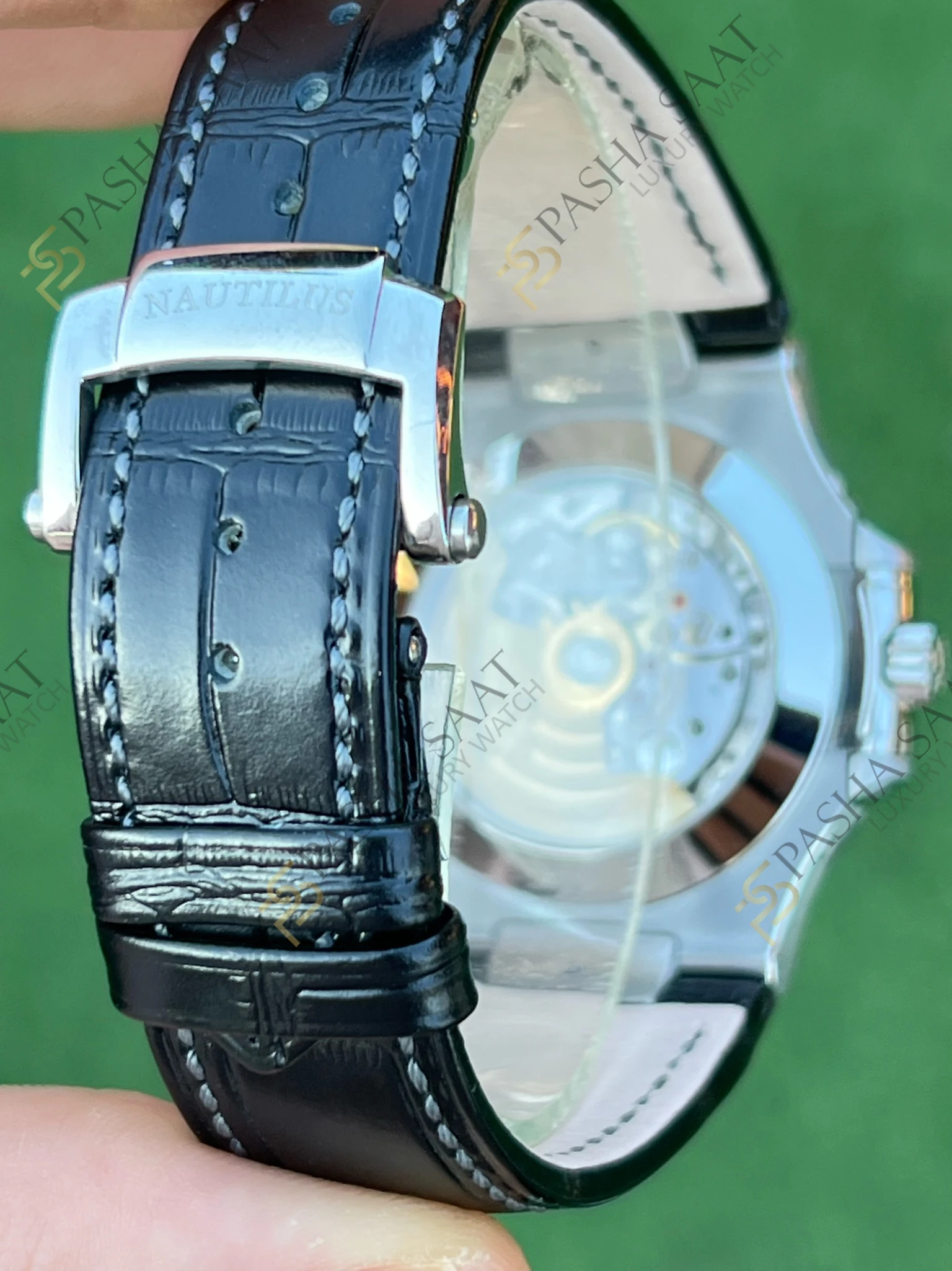 Patek Philippe Nautilus Annual Calendar Moonphase Gri Kadran 5726A Superclone Saat Patek Philippe Nautilus Annual Calendar Moonphase Gri Kadran 5726A Superclone Saat - Görsel 5