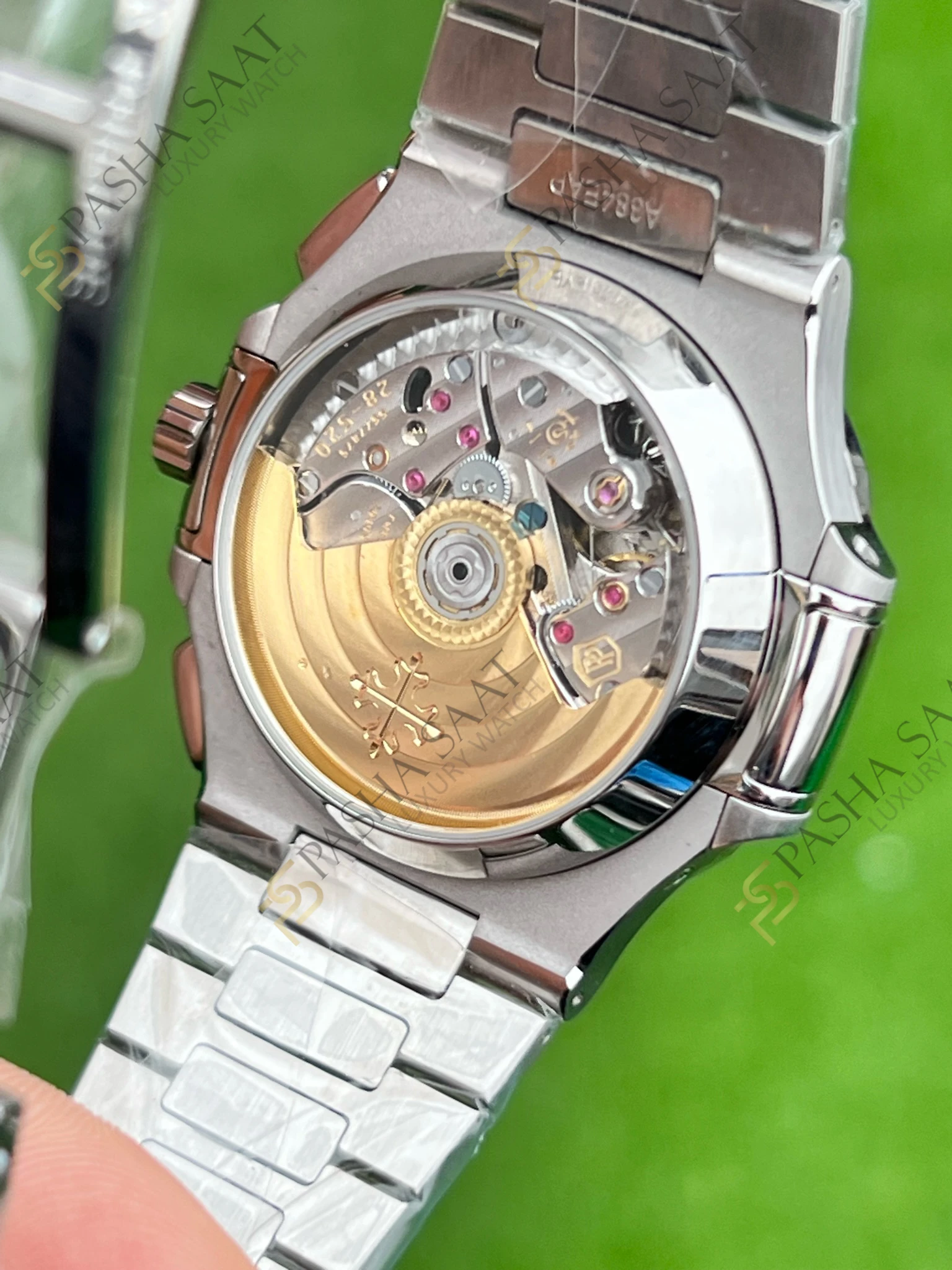 Patek Philippe Nautilus Chronograph 5980 1A-001 Superclone Saat Patek Philippe Nautilus Chronograph 5980 1A-001 Superclone Saat - Görsel 6