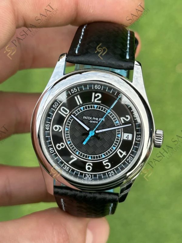 Eta Saat - Pasha Saat Patek Philippe Calatrava 6007G-011 Mavi Superclone Saat