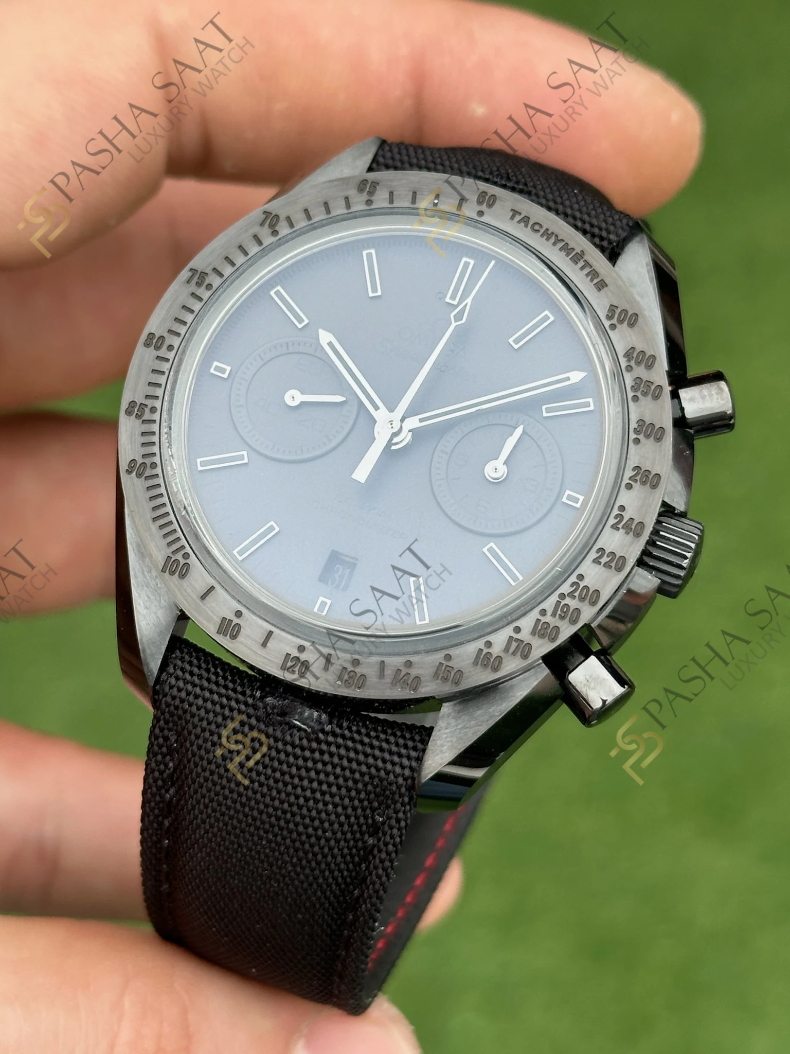 Omega Speedmaster Dark Side of the Moon Superclone ETA Saat Omega Speedmaster Dark Side of the Moon Superclone ETA Saat - Görsel 2
